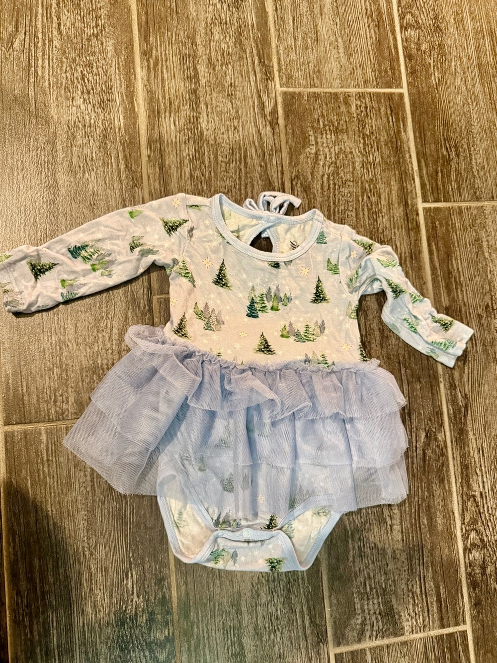 Christmas tree bamboo tutu dress.